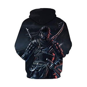 Ghost of Tsushima Hoodies - Jin Sakai 3D Hooded Pullover Jumper