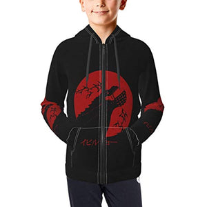 Monster Hunter Jacket - Teen Full Zipper Hooded Jacket