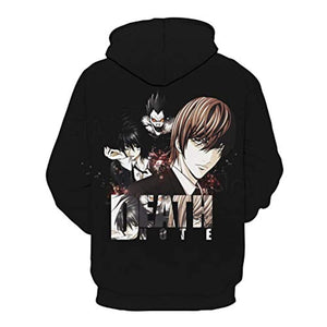 Anime Death Note Hoodie - 3D Print Pullover Hoodie