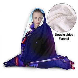 Kingdom-Hearts Hooded Blanket - Flannel for Bed Blanket