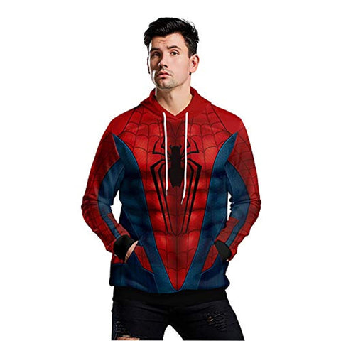 Image of The Avengers Spiderman Hoodie - Superman Pullover Sweatshirt