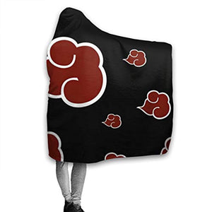 Naruto Flannel Throw Blanket - Hooded Blanket Wearable Blanket