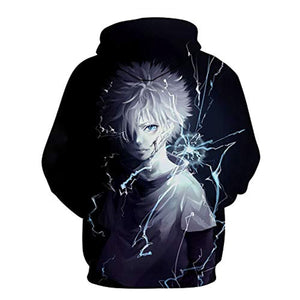 Hunter X Hunter Hoodies - HXH Killua Zoldyck 3D Printed Unisex Pullover Hoodie