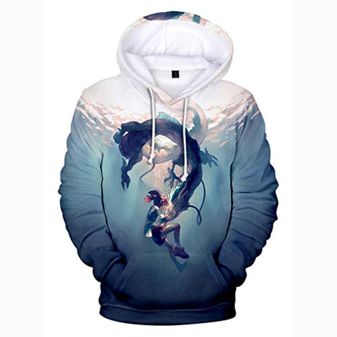 Image of Anime Spirited Away Hoodies - Unisex 3D Hooded Pullover Sweatshirt