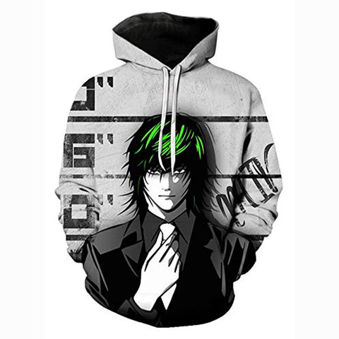 Image of Anime Death Note Hoodie - Mikami Teru 3D Print Pullover Hoodie