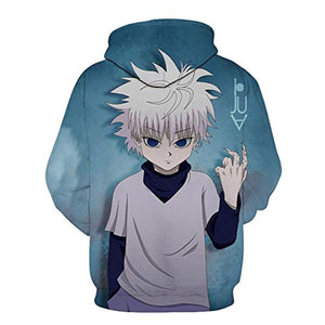 Hunter X Hunter Hoodies - HXH Killua Zoldyck 3D Printed Unisex Pullover Hoodie