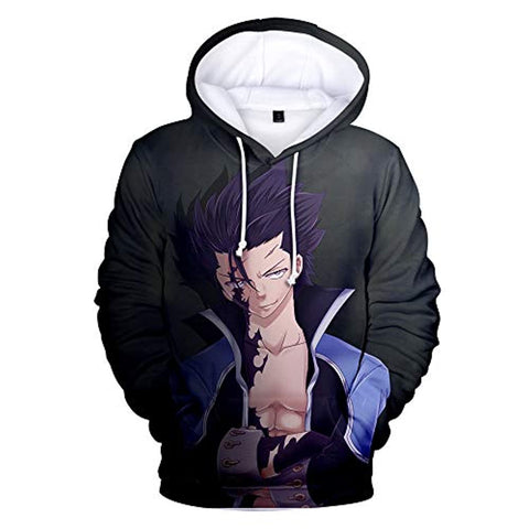 Image of Anime Fairy Tail Hoodie Natsu Dragneel Jacket - Hoody Pullovers Sweatshirt