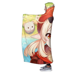 Genshin ImPact Hooded Blanket - Klee Cozy Thick Hooded Blanket