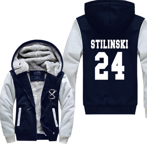 Image of Basketball Jackets - Solid Color Basketball Series 24 STILINSKI Super Cool Fleece Jacket