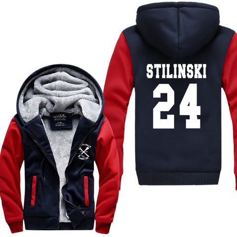 Image of Basketball Jackets - Solid Color Basketball Series 24 STILINSKI Super Cool Fleece Jacket