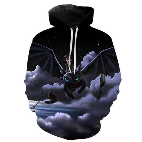 Image of How To Train Your Dragon The Hidden World 3D Print Hoodies