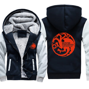 Game of Thrones Jackets - Solid Color Viserys Targaryen Icon Fleece Jacket