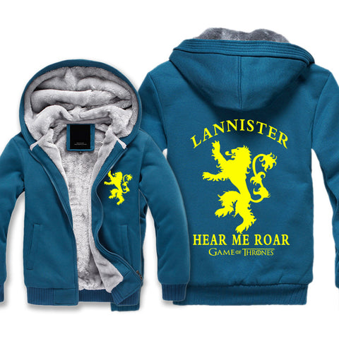 Image of Game of Thrones Jackets - Solid Color Tyrion Lannister Icon Fleece Jacket