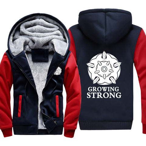 Image of Game of Thrones Jackets - Solid Color House Tyrell Icon Fleece Jacket