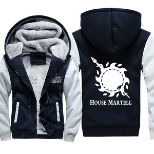 Game of Thrones Jackets - Solid Color Yann Martel Sun Icon Fleece Jacket