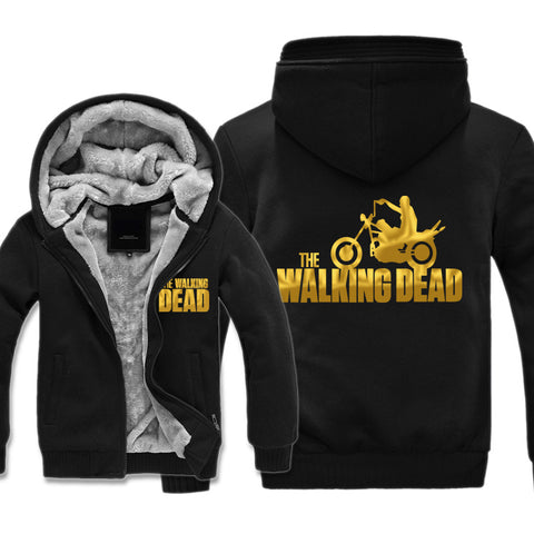 Image of The Walking Dead Jackets - Solid Color The Walking Dead Luminous Icon Fleece Jacket