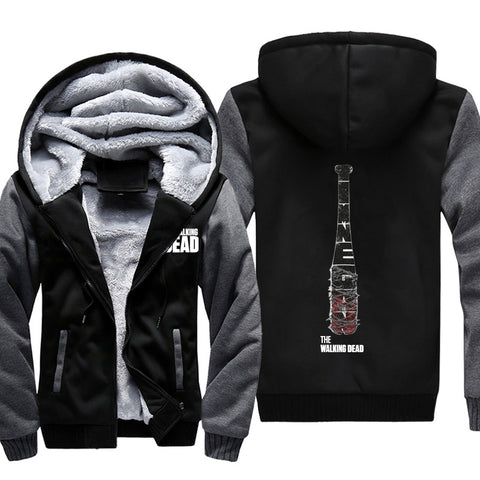 Image of The Walking Dead Jackets - Solid Color The Walking Dead Movie Icon Fleece Jacket