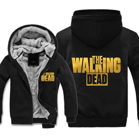 Image of The Walking Dead Jackets - Solid Color The Walking Dead Movie Luminous Icon Fleece Jacket