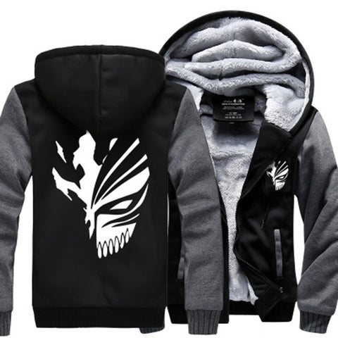 Image of Naruto Jackets - Solid Color Naruto Anime Series Naruto Mask Super Cool Fleece Jacket