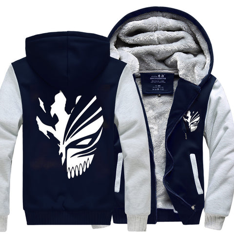 Image of Naruto Jackets - Solid Color Naruto Anime Series Naruto Mask Super Cool Fleece Jacket