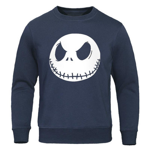 Image of Nightmare Before Christmas Jack Skellington Evil Face Hoodies