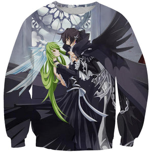 Code Geass Lelouch And CC Hoodies - Pullover Cool Hoodie