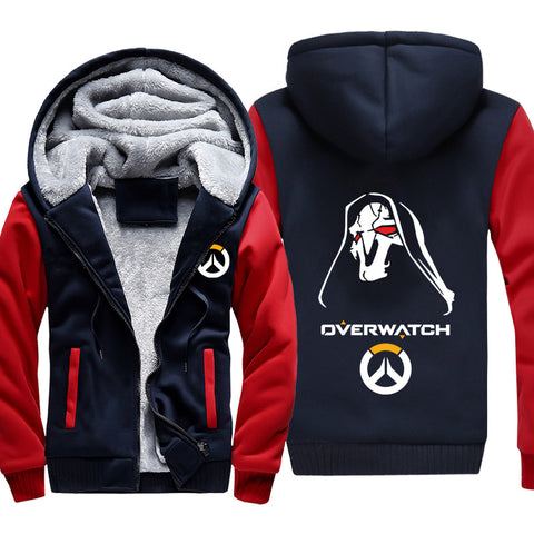 Image of Overwatch Reaper Jackets - Zip Up Black Super Cool Jacket