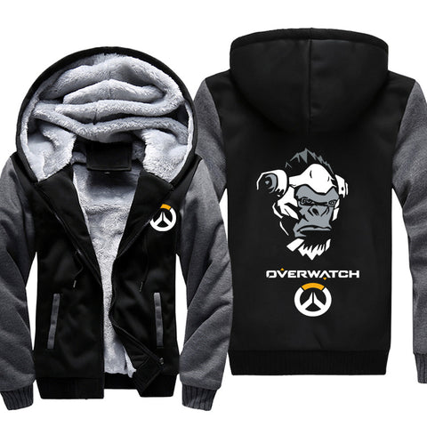 Overwatch Death Winston Jackets - Black Super Cool Jacket