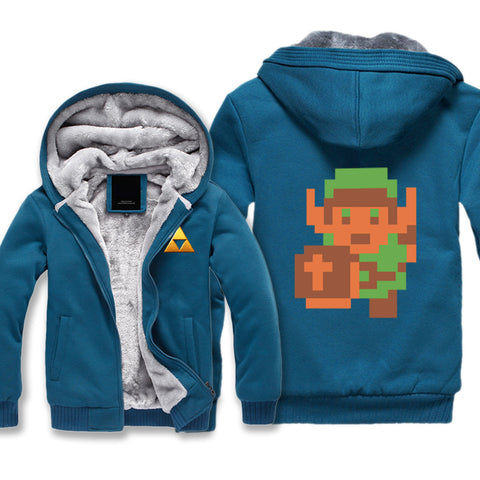 Image of ZELDA Jackets - Solid Color ZELDA Of The Dog Super Cute Fleece Jacket