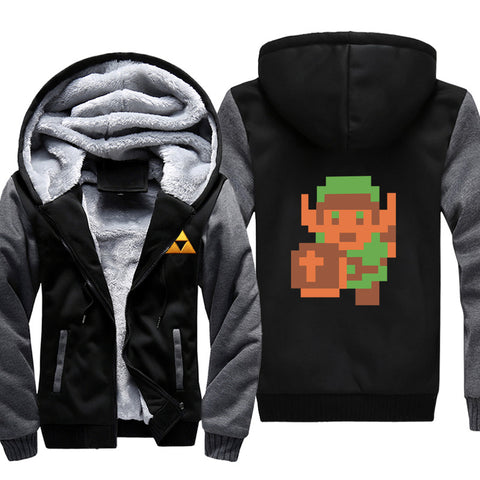 Image of ZELDA Jackets - Solid Color ZELDA Of The Dog Super Cute Fleece Jacket