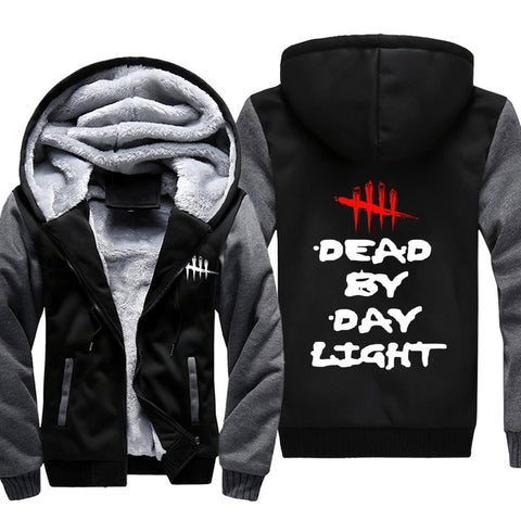 Image of Dead by Daylight Jackets - Solid Color Dead by Daylight Game Icon Fleece Jacket