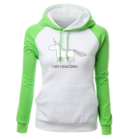 Image of Women Hoodies - Women Hoodie Series Unicorn Cartoon Icon Super Cute Fleece Hoodie