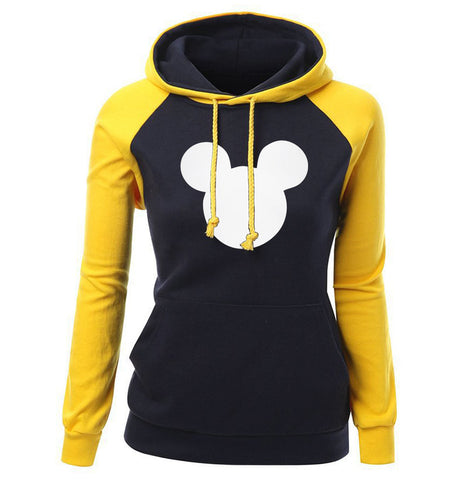 Image of Mickey Mouse Hoodies - Mickey Mouse Hoodie Series Mickey Mouse Women Super Cute Fleece Hoodie