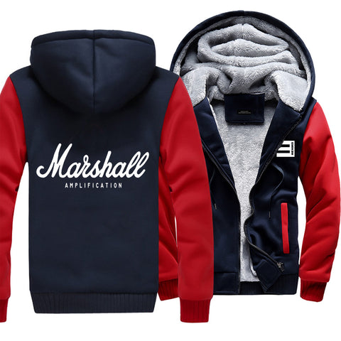 Image of Eminem Jackets - Solid Color Eminem Marshall Super Cool Fleece Jacket