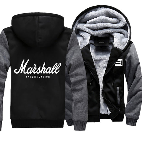 Image of Eminem Jackets - Solid Color Eminem Marshall Super Cool Fleece Jacket