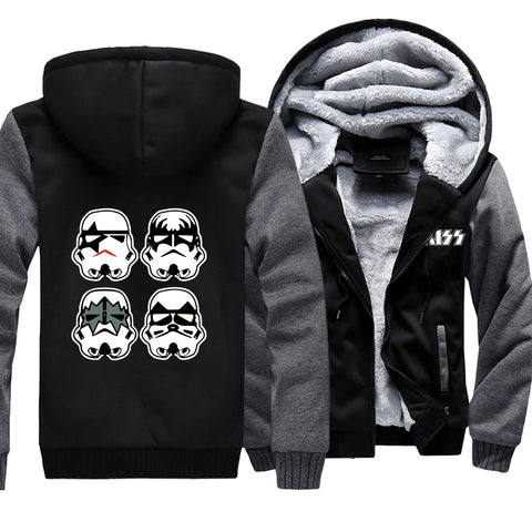 Image of Kiss Jackets - Solid Color Kiss Series Star Wars Super Cool Fleece Jacket
