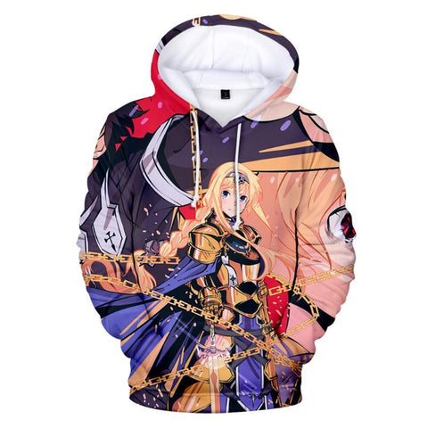 Image of Sword Art Online Alicization Sweatshirt - 3D Hoodies Fashion Harajuku Pullover