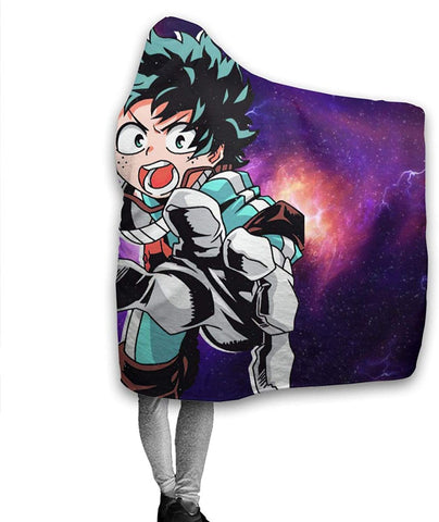 Image of Anime My Hero Academia Blanket - Hooded Blanket