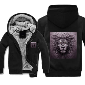 Zion Lion Fleece Jackets - Lion Winter Fleece Jacket