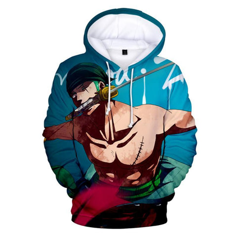 Image of One Piece Anime 3D Print Hoodies - Casual Sweatshirts