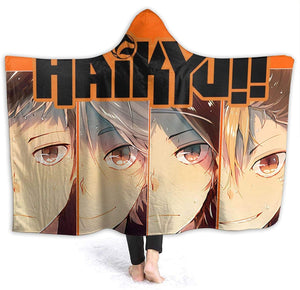 Microhair Fleece Throws Blanket - Anime Haikyuu!! Poster Wrinkle Resistant Blanket