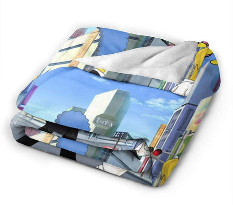 Image of Fleece Blanket - LSimpson 3D Printing Blanket