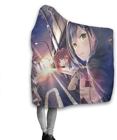 Image of Anime Darling in the Franxx Flannel Hooded Blanket