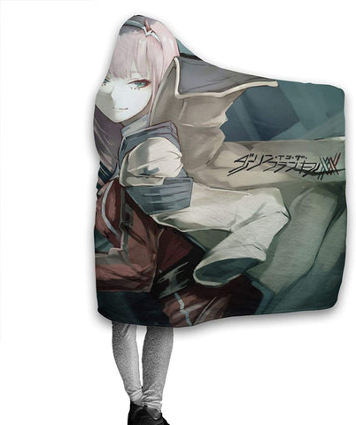 Image of Anime Darling in the Franxx Hooded Blanket