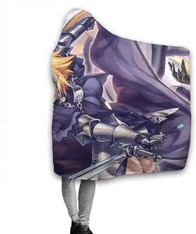 Image of Anime Fate Stay Night Fleece Flannel Hooded Blanket