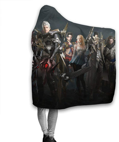 Image of Final Fantasy Warm Throw Blanket - Fleece Flannel Winter Hooded Blanket