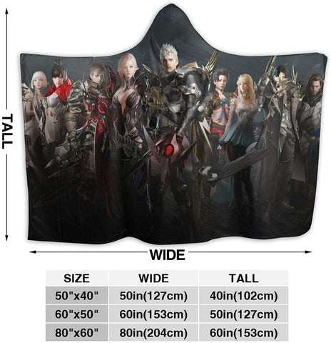 Image of Final Fantasy Warm Throw Blanket - Fleece Flannel Winter Hooded Blanket