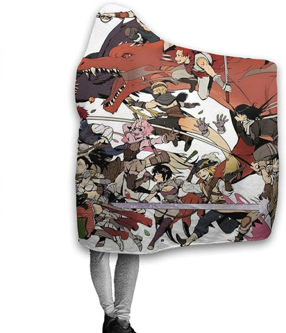 Image of Anime Haikyuu!! Hooded Blankets - Wearable Hooded Poncho