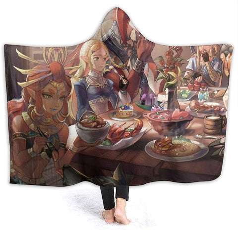 Image of The Legend of Zelda Hooded Blanket