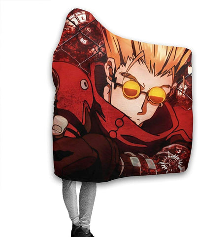 Image of Trigun Flannel Hooded Blanket